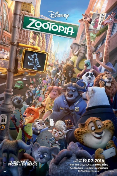 Thành Phố Động Vật: Phi Vụ Động Trời - Zootopia (2016)